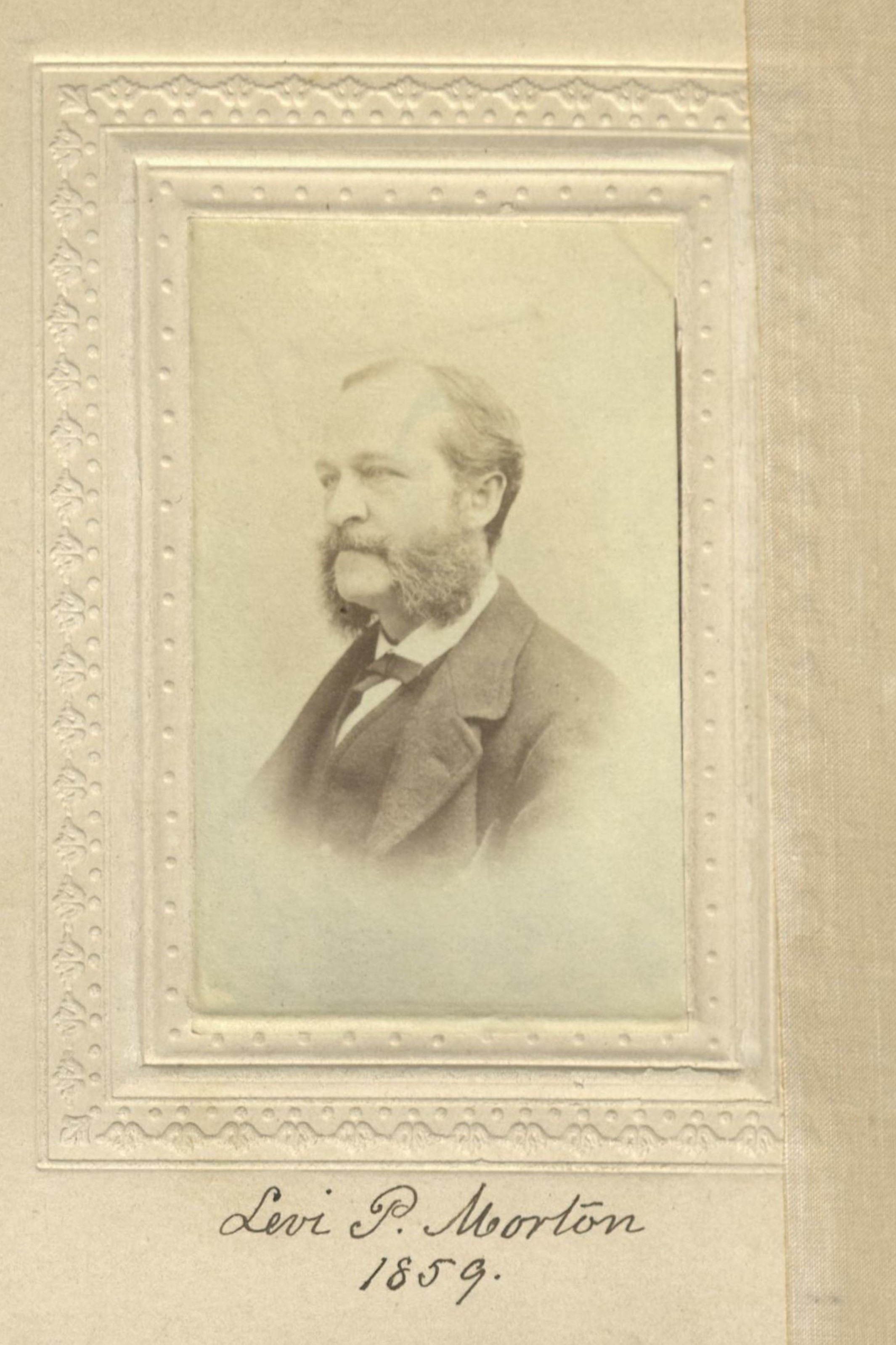 Member portrait of Levi Parsons Morton